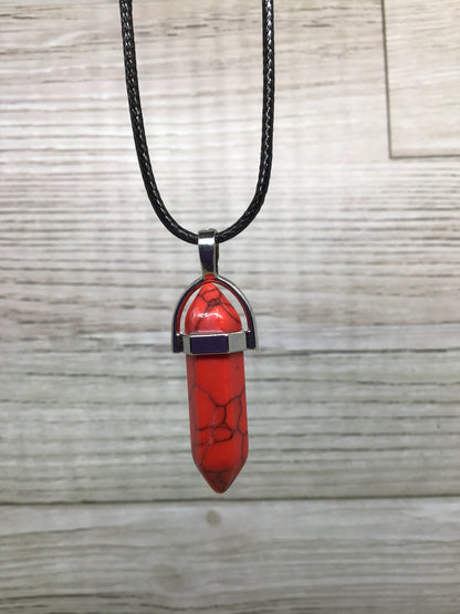 Crystal point pendant