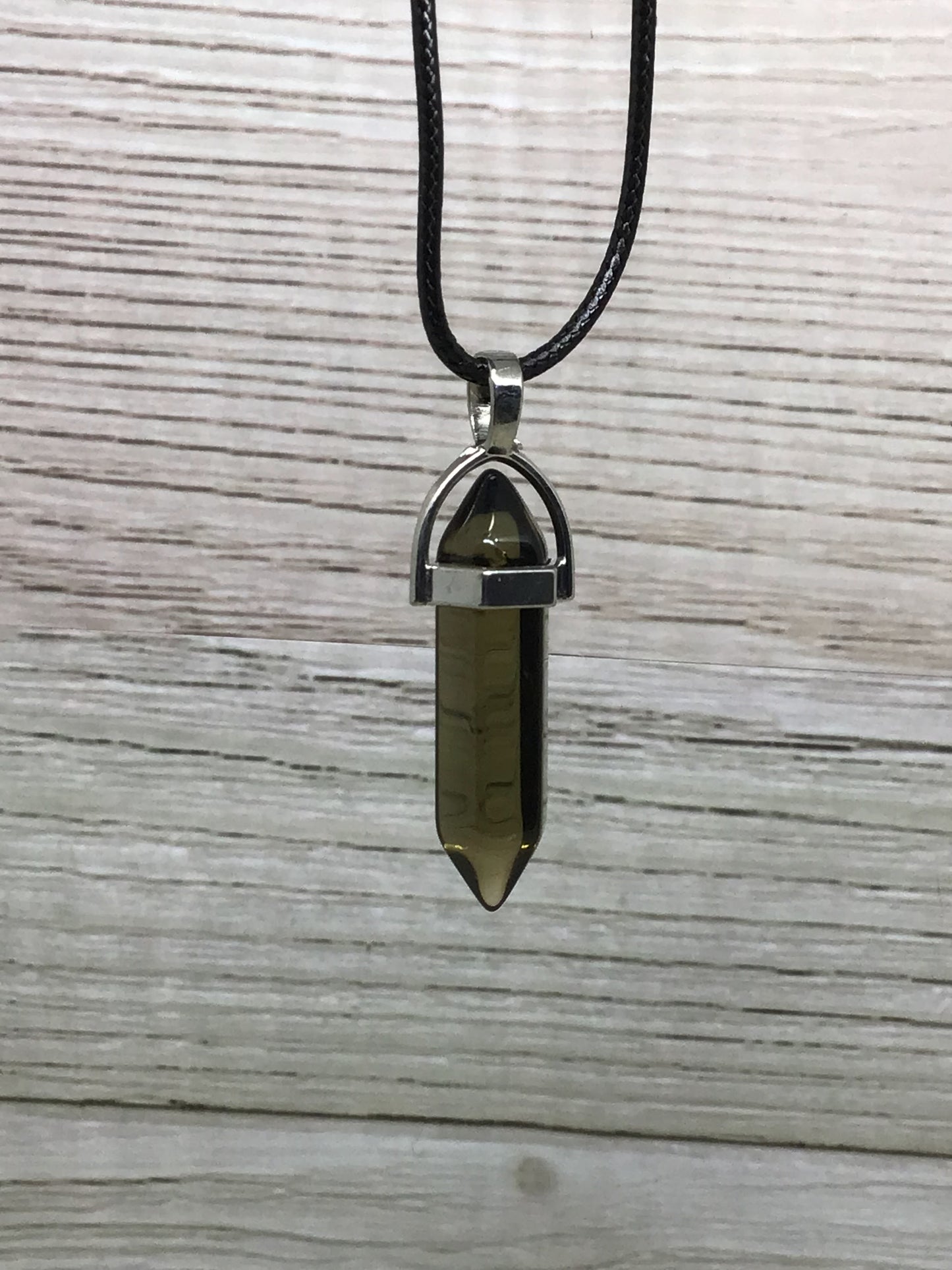 Crystal point pendant