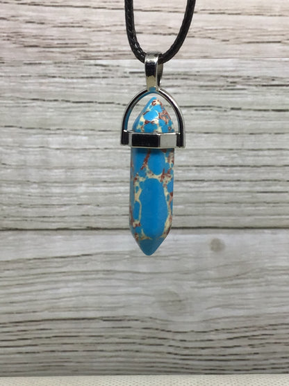 Crystal point pendant