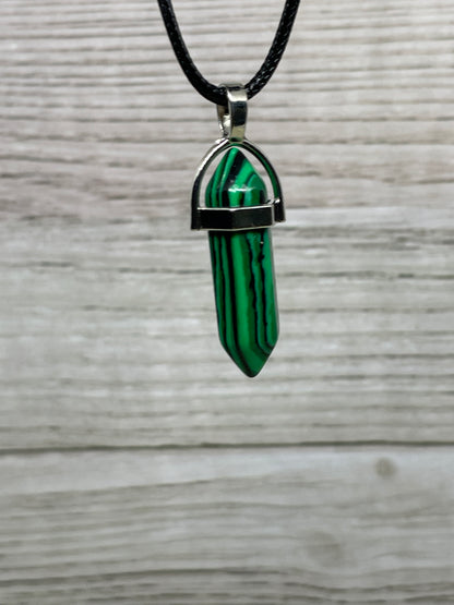Crystal point pendant