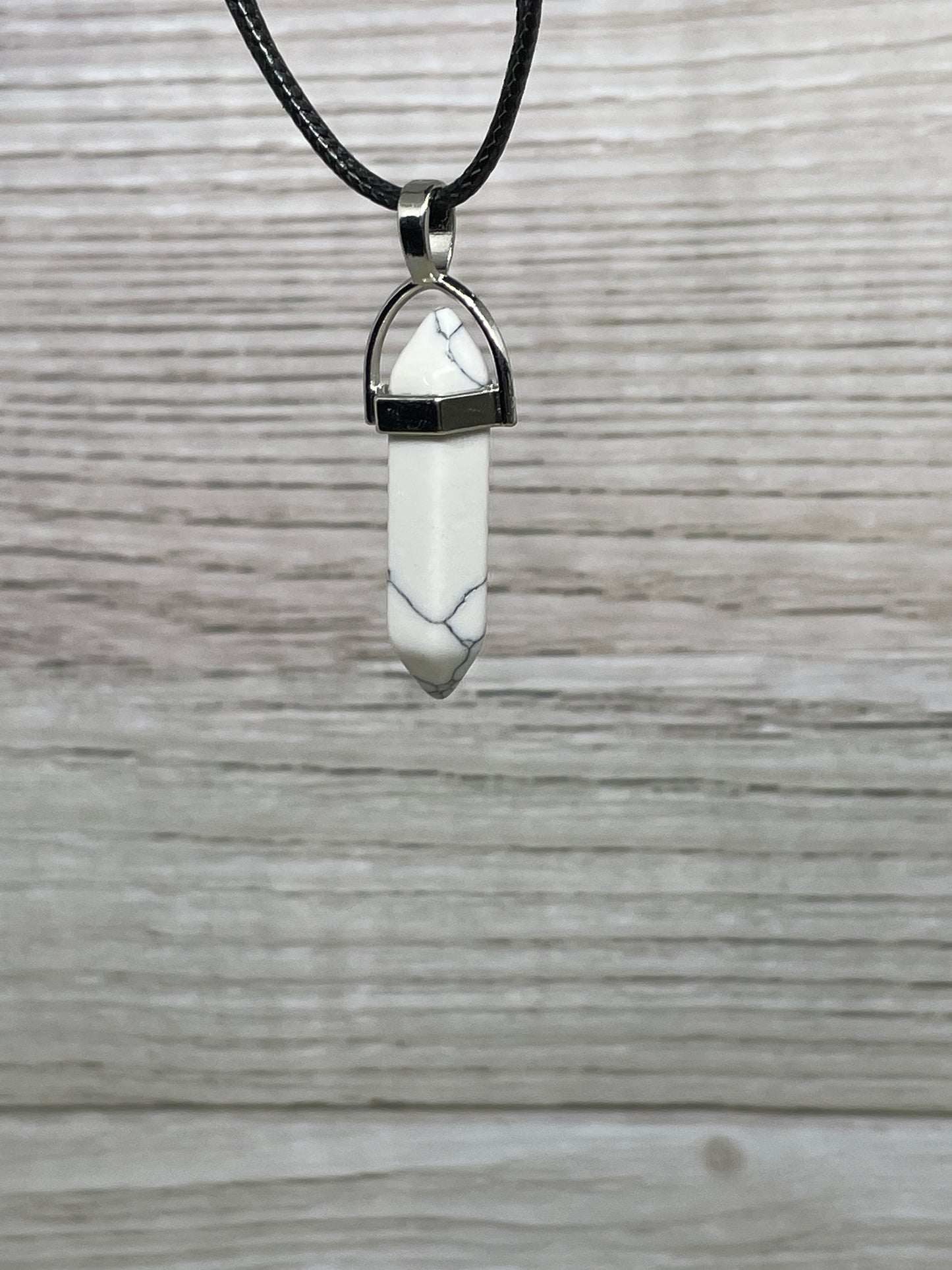 Crystal point pendant