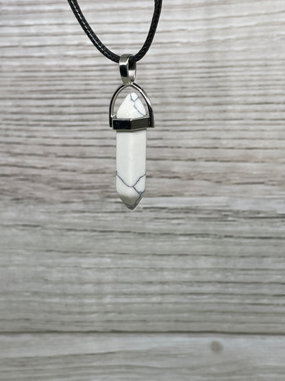 Crystal point pendant