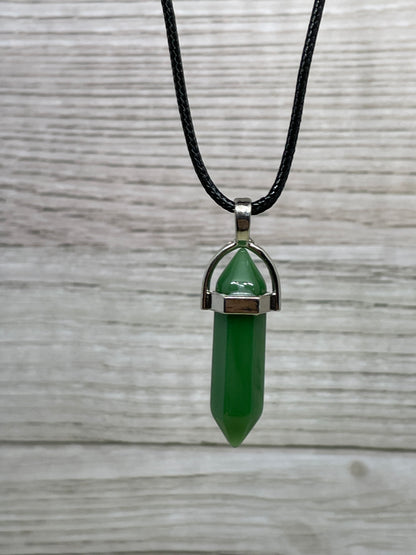Crystal point pendant