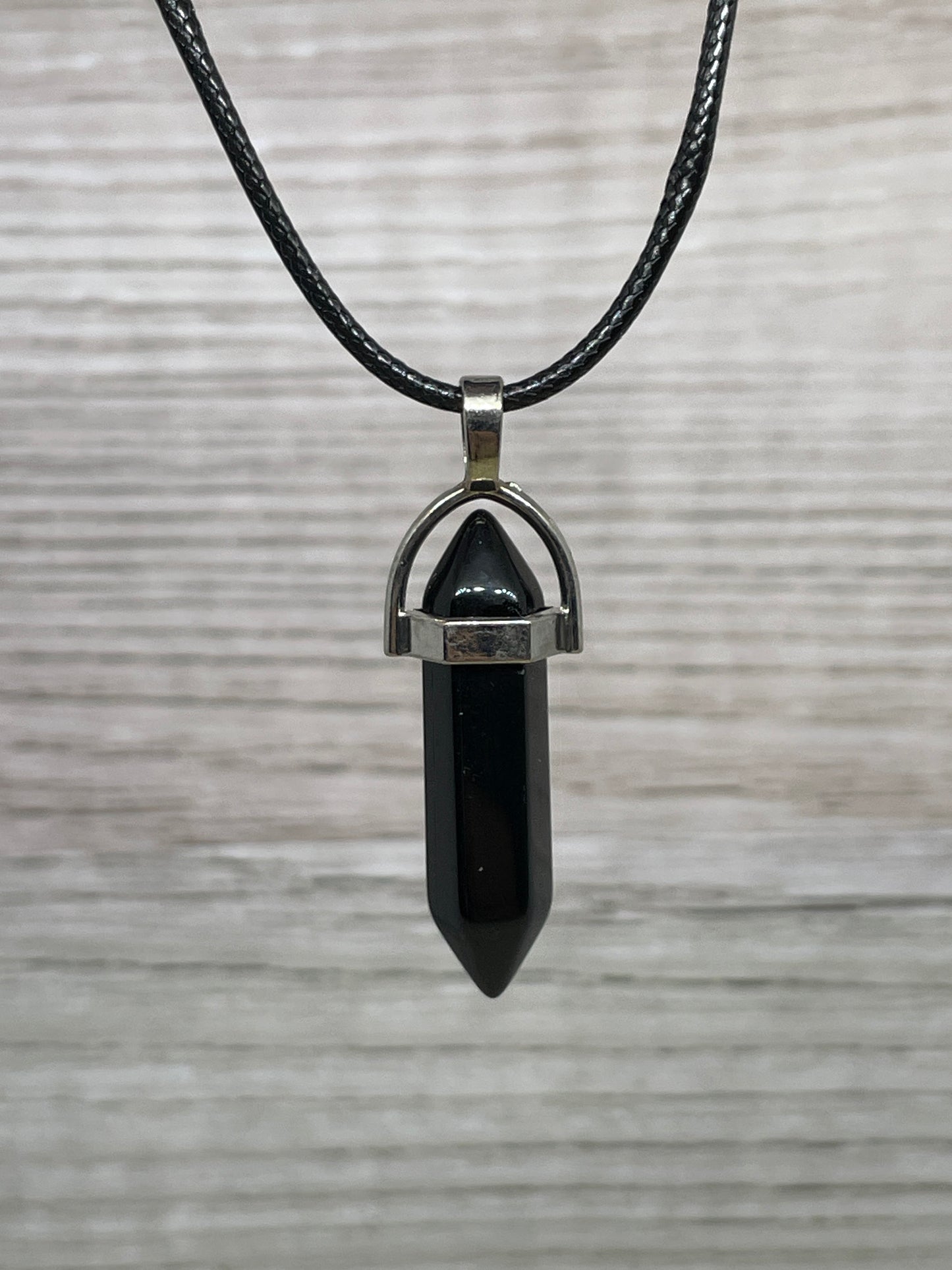 Crystal point pendant