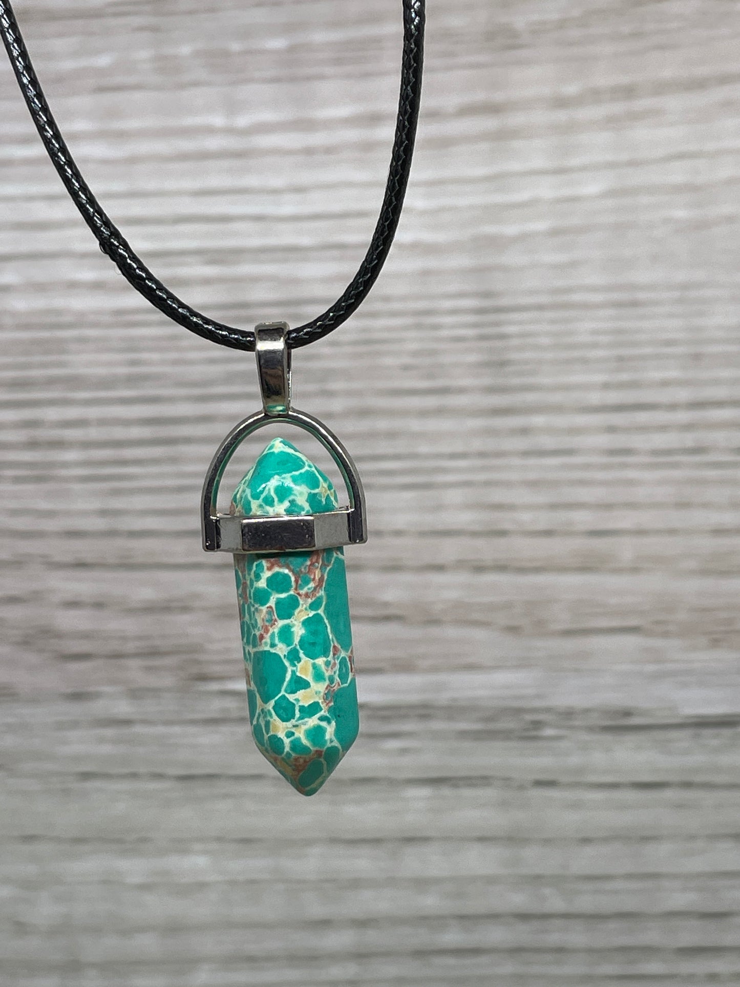 Crystal point pendant