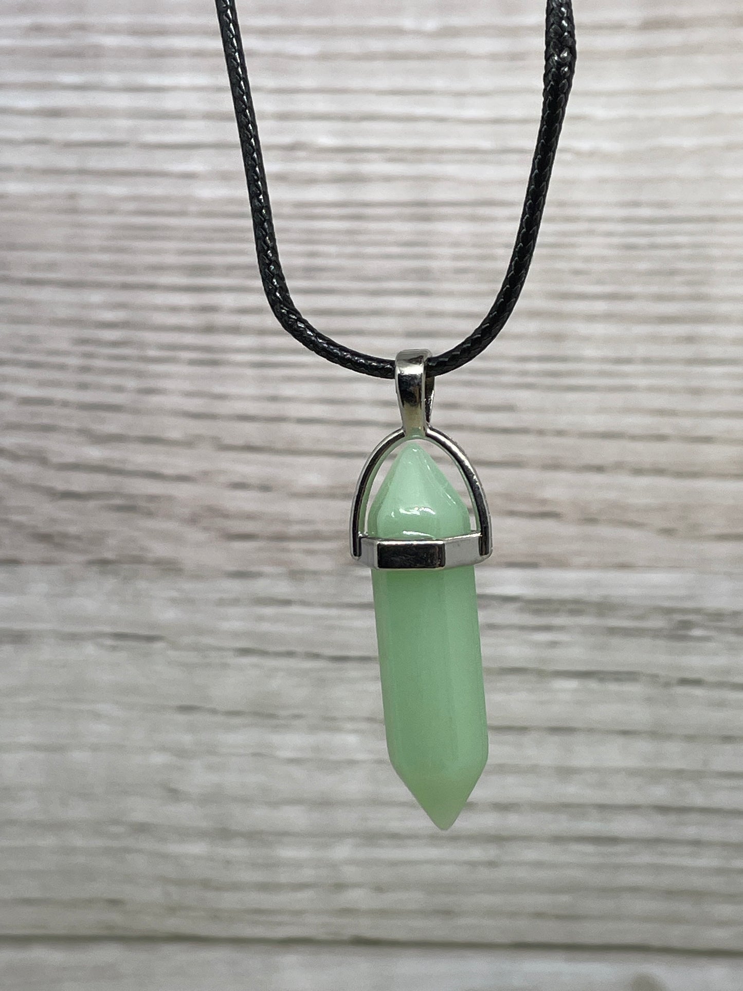Crystal point pendant