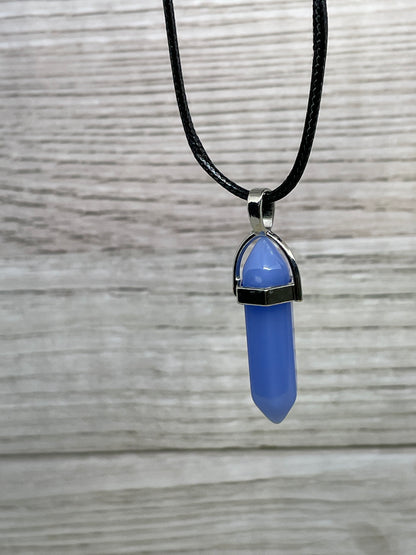 Crystal point pendant