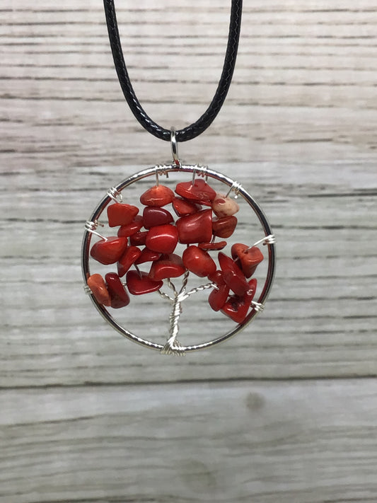 Red Agate Tree of Life